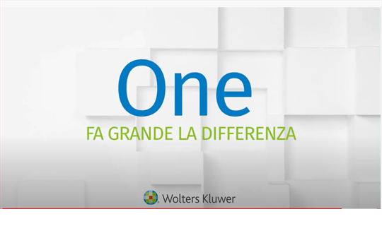 One: la soluzione digitale Wolters Kluwer che fa grande la differenza!